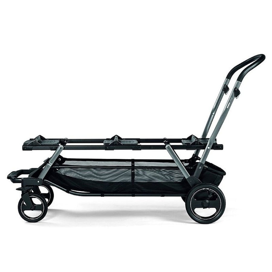 Strollers Snuggle Bugz Stroller Parts | Triplette Piroet Chassis - Charcoal