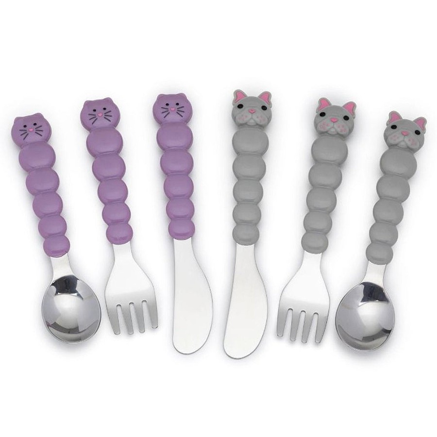 Feeding Snuggle Bugz | Animal Utensil Set