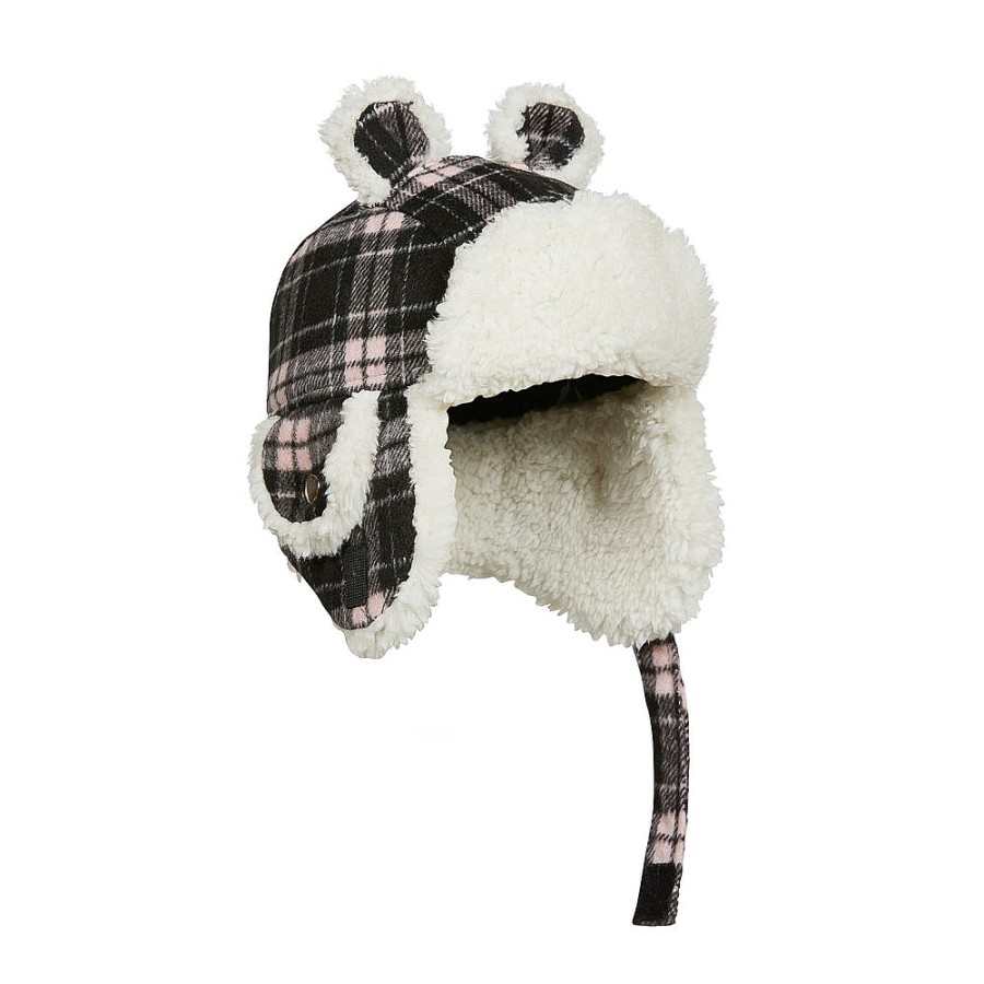 Nursery Snuggle Bugz | Hip Aviator Hat Pink Plaid