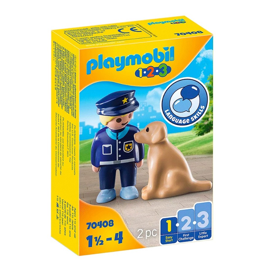 Toys Snuggle Bugz Dolls | Police Officer With Dog