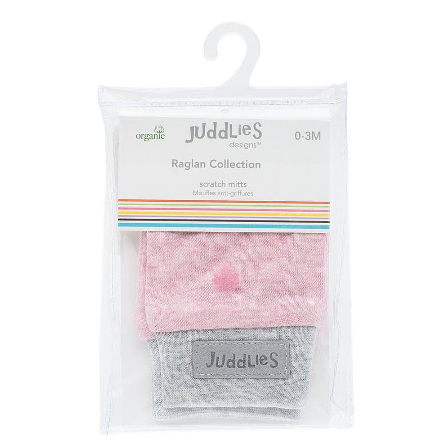 Nursery Snuggle Bugz | No Scratch Mitts - Dogwood Pink