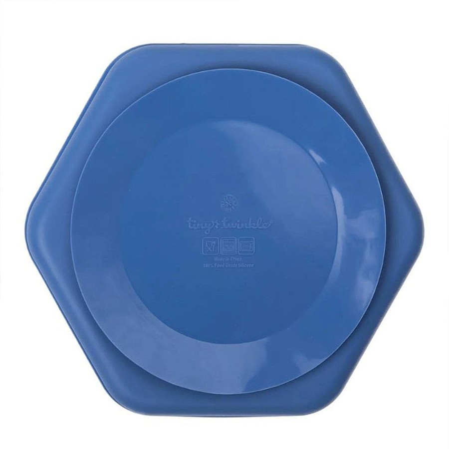 Feeding Snuggle Bugz | Silicone Suction Plate Blue