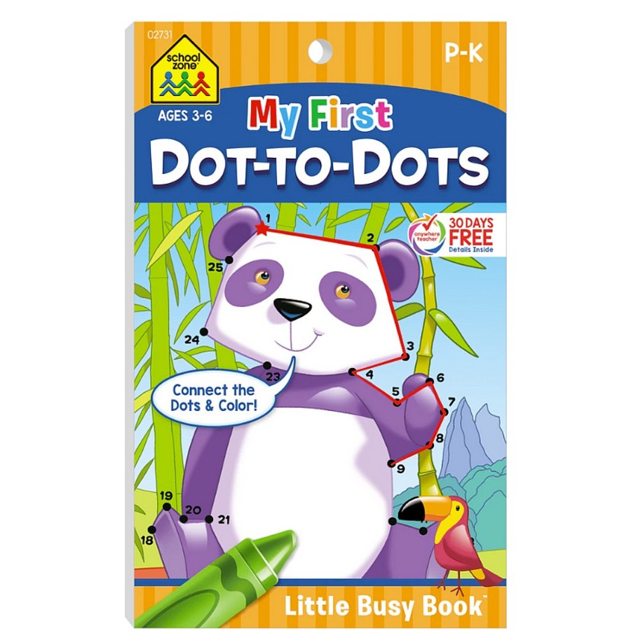 Toys Snuggle Bugz Books | My First Dot-To-Dots Workbook