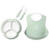 Feeding Snuggle Bugz | Mealtime Set 4 Pieces Powder Blue