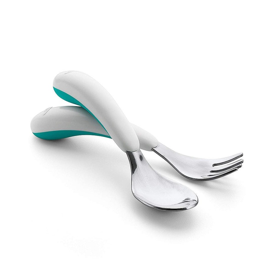 Feeding Snuggle Bugz | Fork & Spoon Set Teal