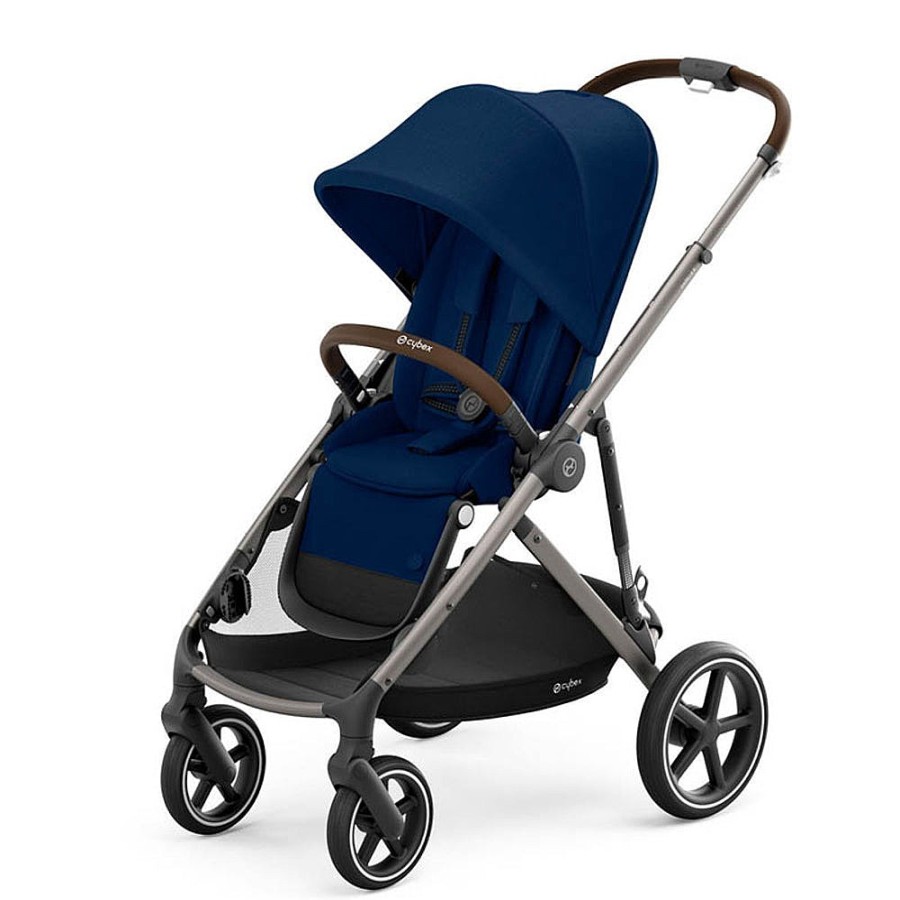 Strollers Snuggle Bugz Full Size Strollers | Gazelle S Stroller Navy Blue