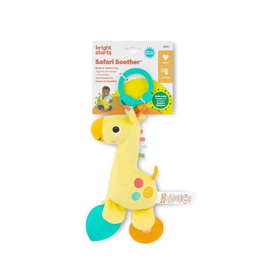 Toys Snuggle Bugz Sensory Toys | Safari Soother Rattle & Teether Toy