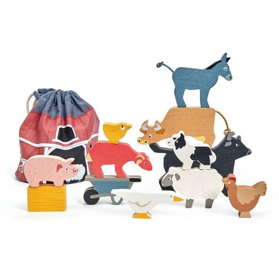 Toys Snuggle Bugz Sensory Toys | Stacking Farmyard