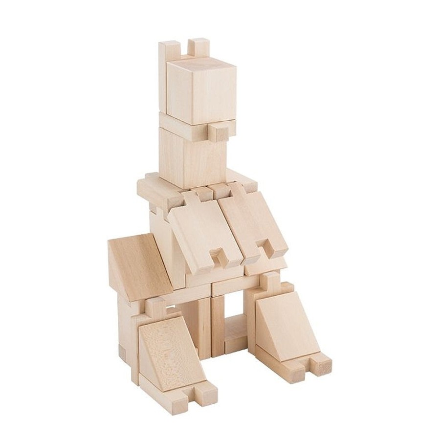 Toys Snuggle Bugz Wooden Toys | Smarty Wooden Block Set