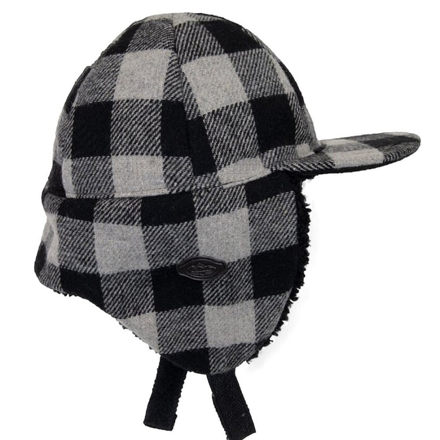 Nursery Snuggle Bugz | Plaid Hat Grey