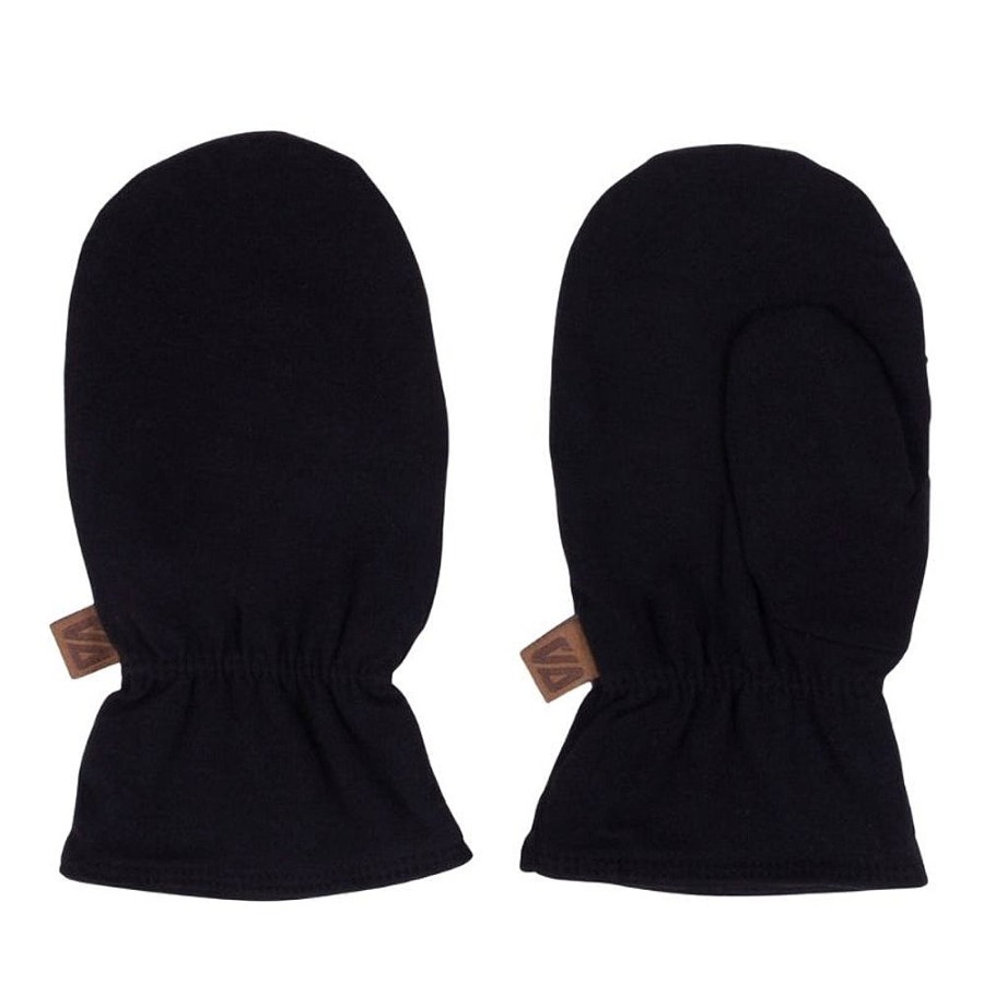 On-The-Go Snuggle Bugz | Jersey Mittens Black