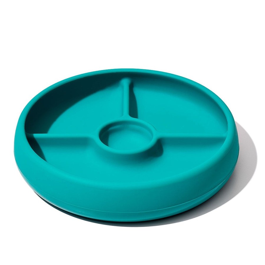 Feeding Snuggle Bugz | Silicone Divided Plate Teal