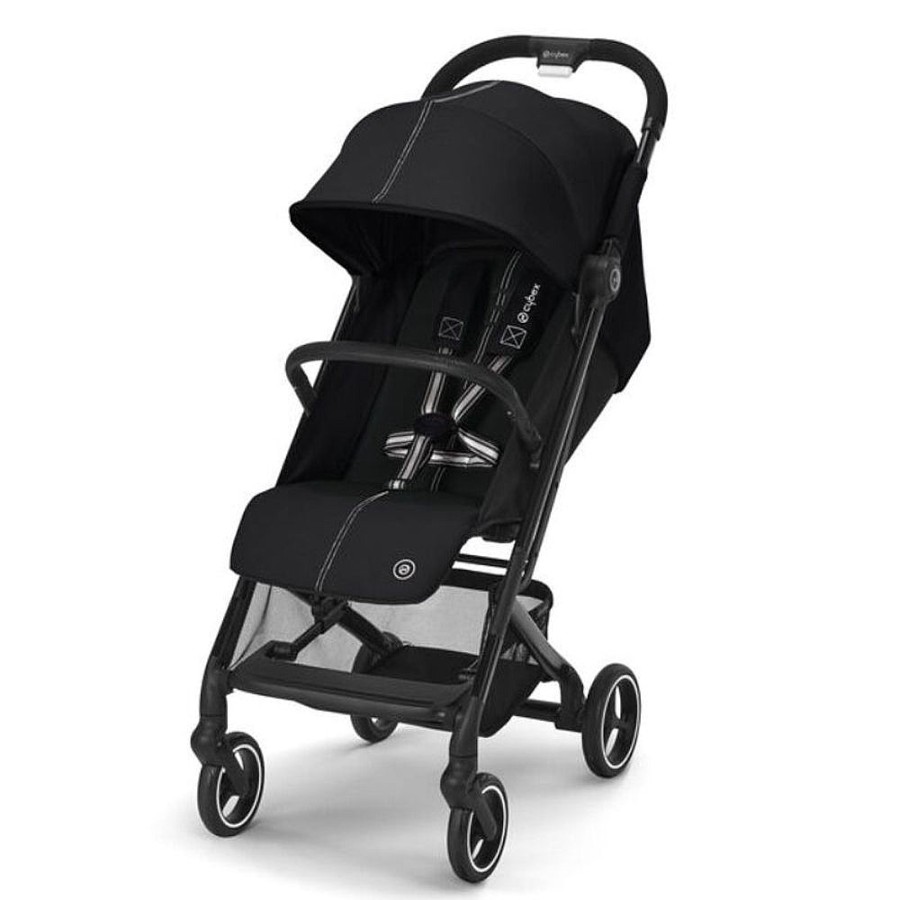 Strollers Snuggle Bugz Lightweight & Travel Strollers | 2023 Beezy Ultra Compact Stroller Moon Black