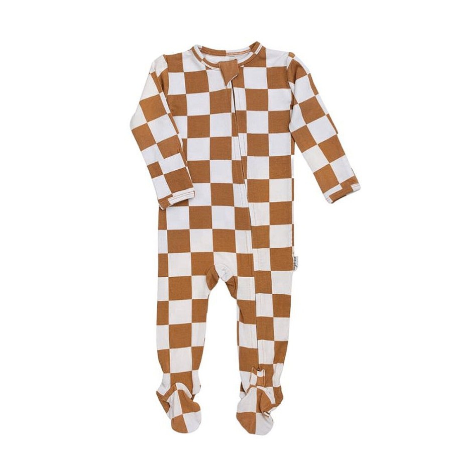 Nursery Snuggle Bugz | Bamboo Sleepers - Fall Collection Caramel Check