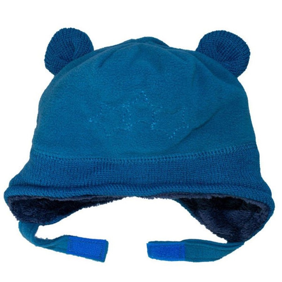 Nursery Snuggle Bugz | Fleece Velcro Hat Blue