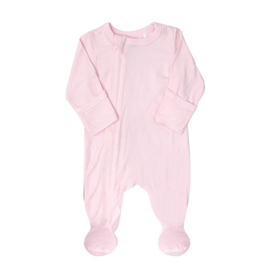 Nursery Snuggle Bugz | Zipper Footies Lavender Fog