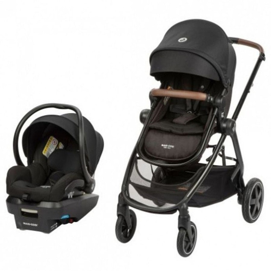 Strollers Snuggle Bugz Travel Systems | Zelia Max 5-In-1 Modular Travel System Basalt Black