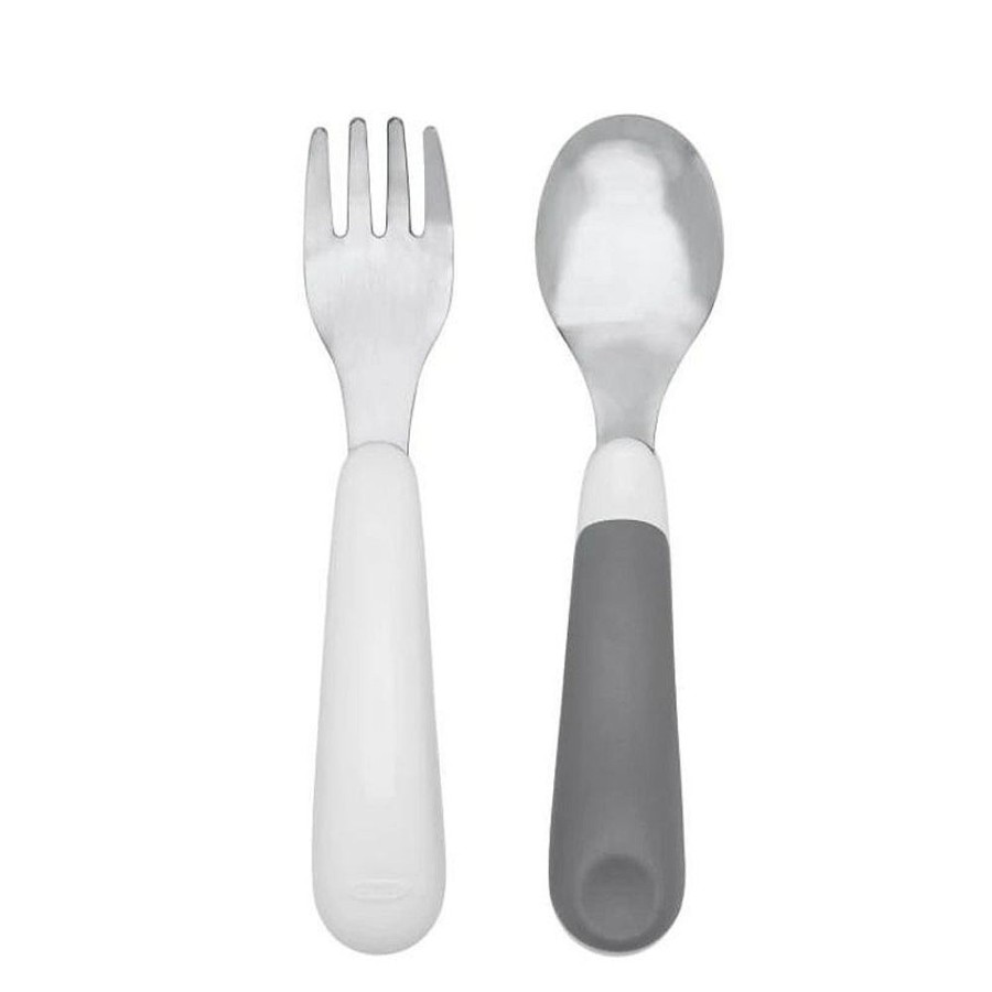 Feeding Snuggle Bugz | On-The-Go Fork & Spoon Set With Case Pink