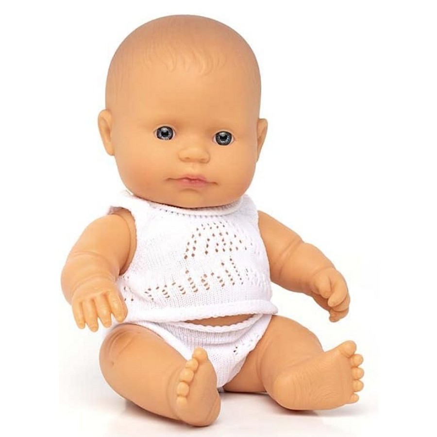 Toys Snuggle Bugz Dolls | Baby Doll Caucasian Boy - 8.25"