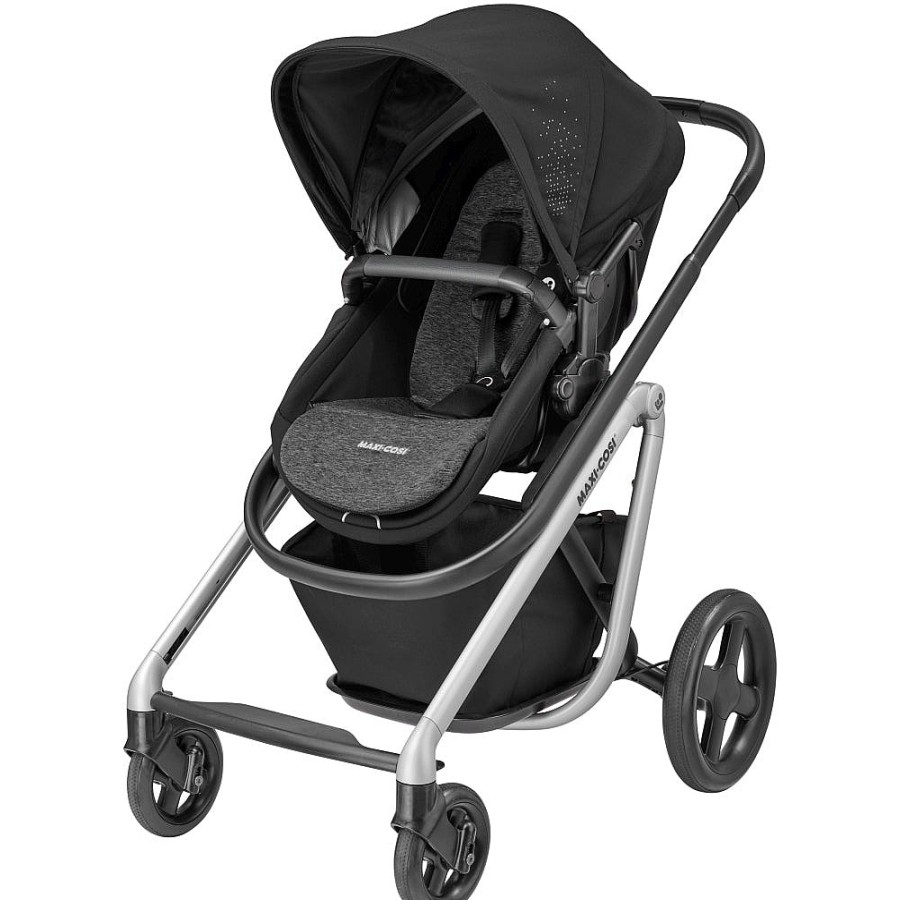 Strollers Snuggle Bugz Full Size Strollers | Lila Modular Stroller Nomad Black