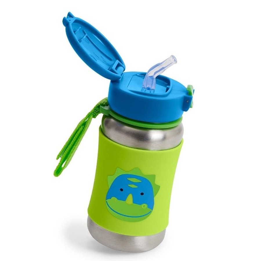 Feeding Snuggle Bugz | Zoo Stainless Steel Straw Bottle