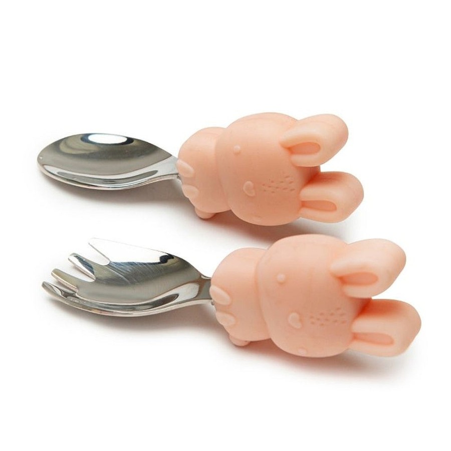 On-The-Go Snuggle Bugz | Toddler Learning Spoon And Fork Set