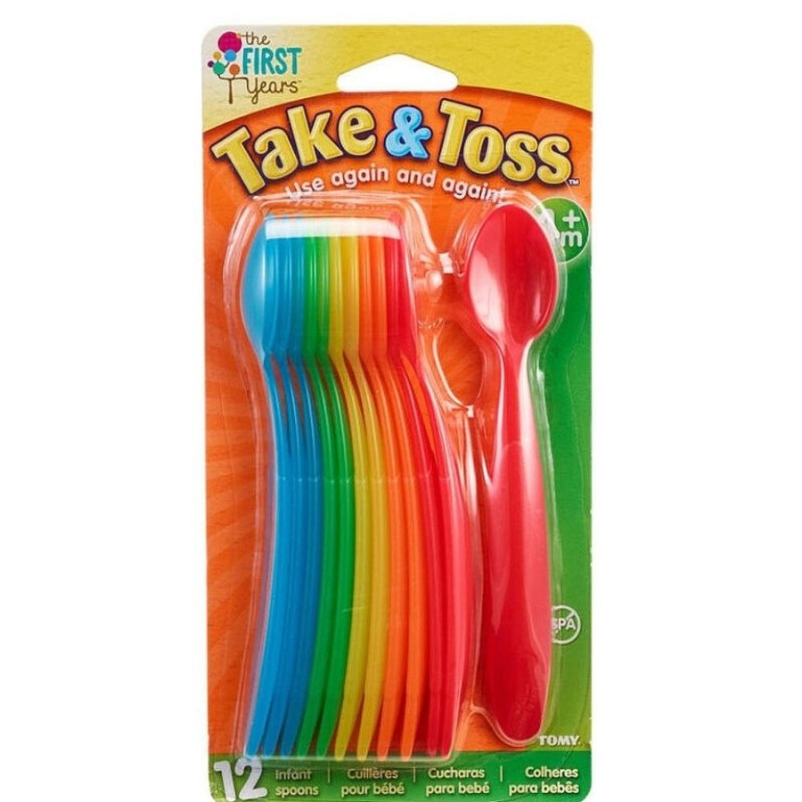 Feeding Snuggle Bugz | Take And Toss Infant Spoons - 12 Pack