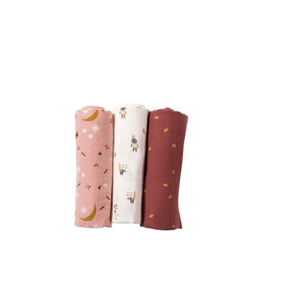 Nursery Snuggle Bugz | Muslin Square - Pack Of 3