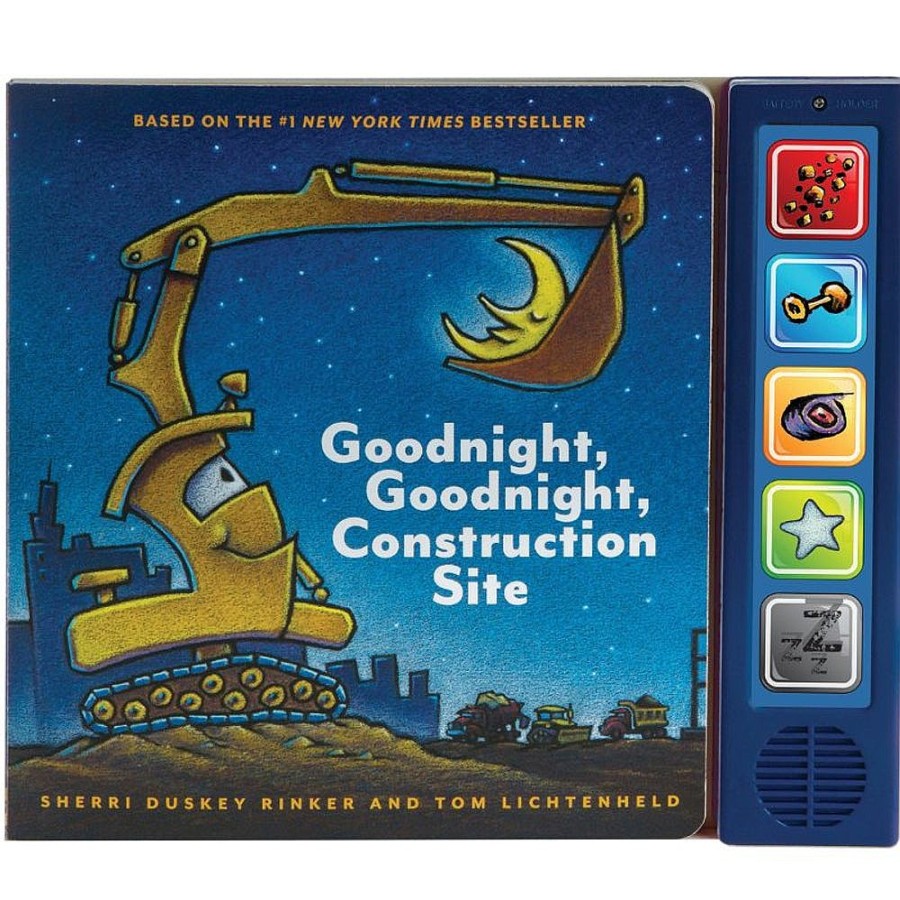 Toys Snuggle Bugz Books | Goodnight Goodnight Construction Site Sound Book