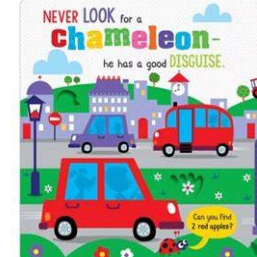 Toys Snuggle Bugz Books | Never Look For A Chameleon Book