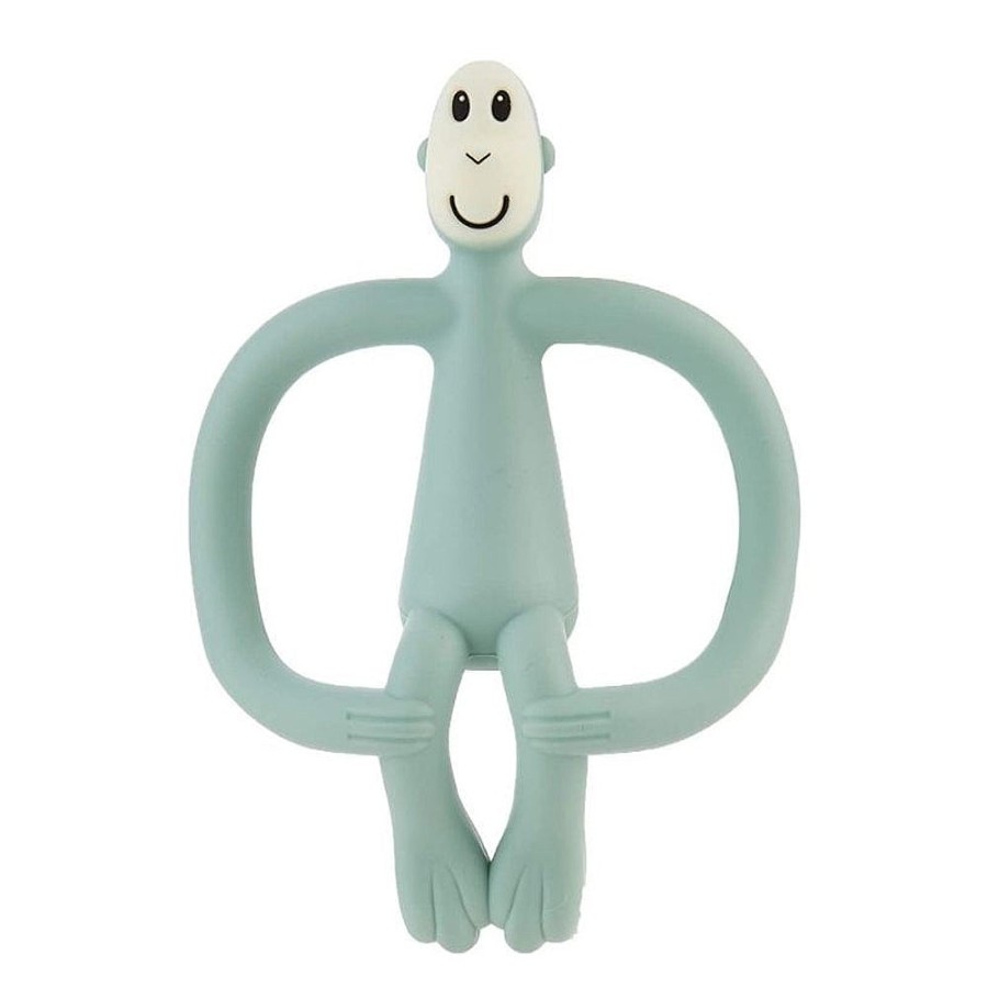 On-The-Go Snuggle Bugz | Monkey Teething Toy Mint Green