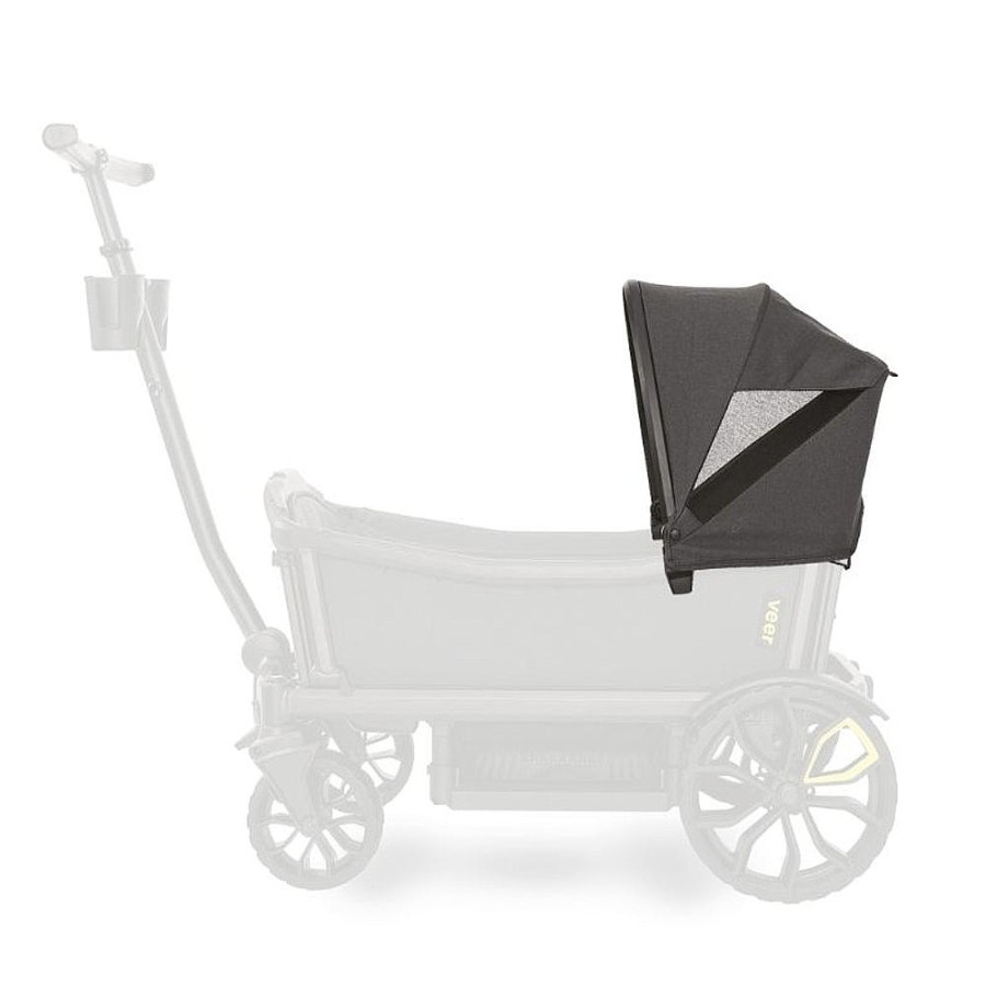 Strollers Snuggle Bugz Wagons | Cruiser Retractable Canopy Black