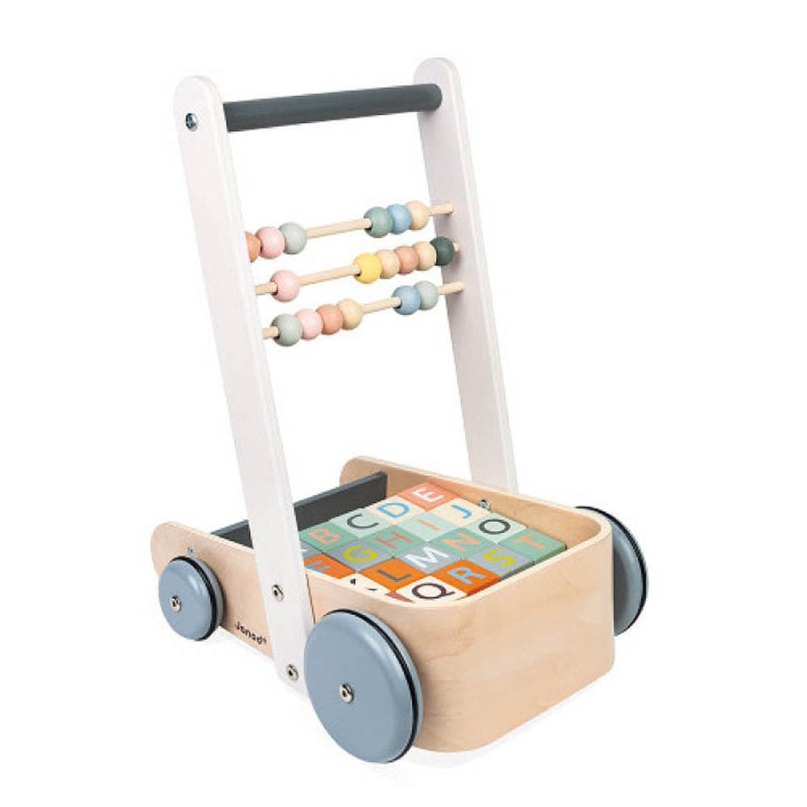 Toys Snuggle Bugz Activity Toys | Sweet Cocoon Cart With Abc Blocks