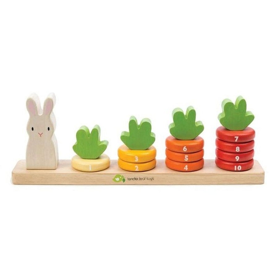 Toys Snuggle Bugz Sensory Toys | Counting Carrots Stacking Game