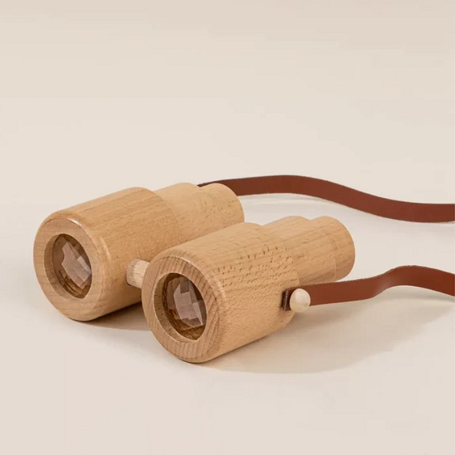 Toys Snuggle Bugz Wooden Toys | Wooden Binoculars