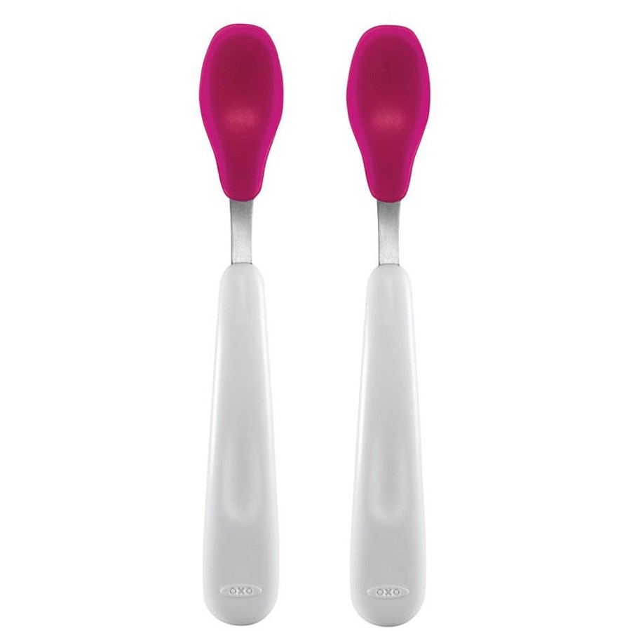 Feeding Snuggle Bugz | Feeding Spoon Set Pink