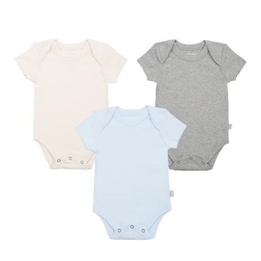 Nursery Snuggle Bugz | Basics Short Sleeve Bodysuits Grey