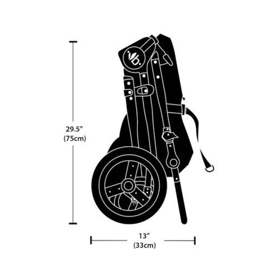 Strollers Snuggle Bugz All-Terrain Strollers | Era - Reversible Stroller Dusk