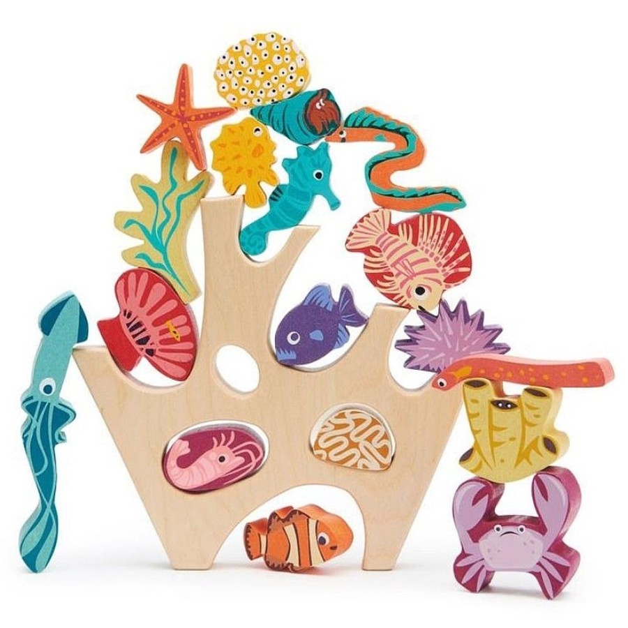 Toys Snuggle Bugz Sensory Toys | Stacking Coral Reef Stacking Game