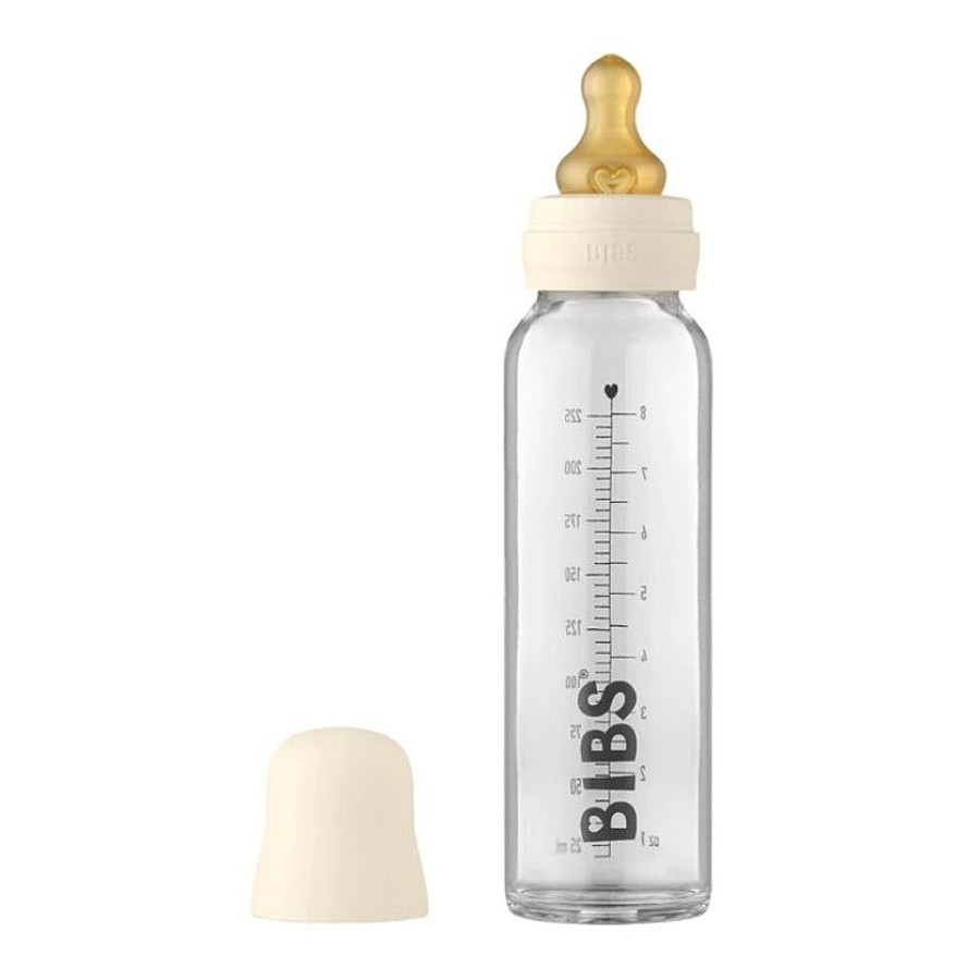 On-The-Go Snuggle Bugz | Glass Bottle Complete Set - 225Ml Ivory