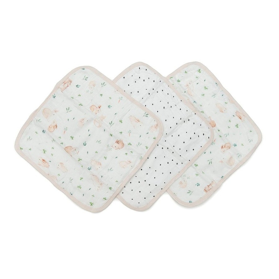 On-The-Go Snuggle Bugz | Muslin Washcloth Set - 3 Pack