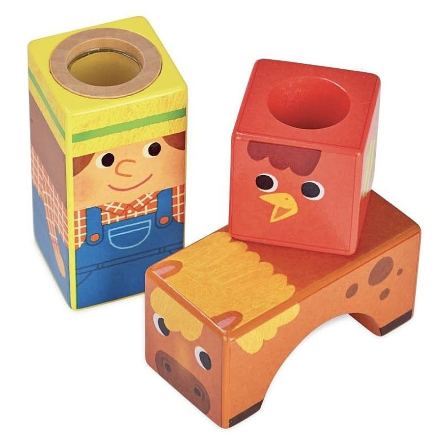 Toys Snuggle Bugz Wooden Toys | Sound Blocks