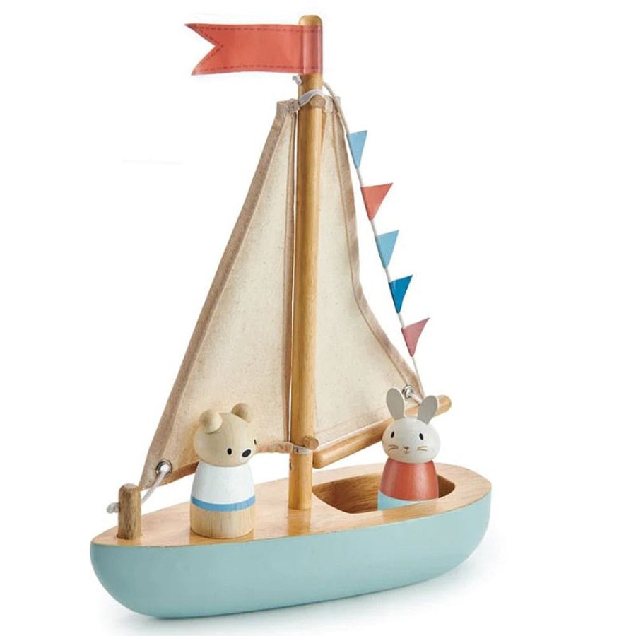 Toys Snuggle Bugz Wooden Toys | Sailaway Boat