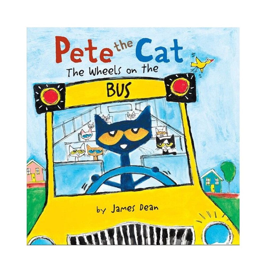 Toys Snuggle Bugz Books | Pete The Cat The Wheels On The Bus Board Book