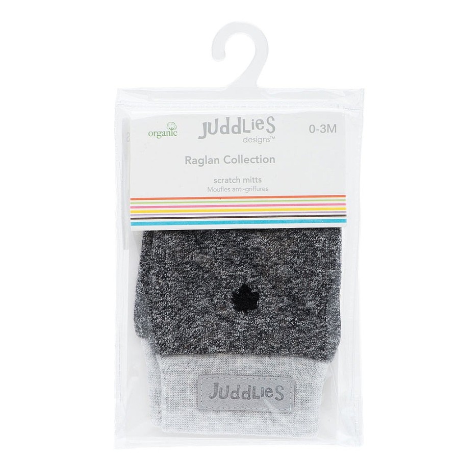 Nursery Snuggle Bugz | No Scratch Mitts - Graphite Black