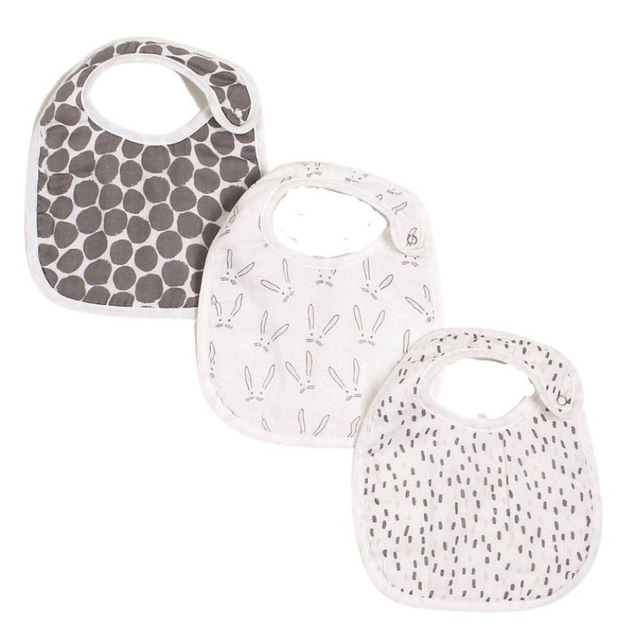 Feeding Snuggle Bugz | Muslin Drool Bibs - Girl - 3 Pack