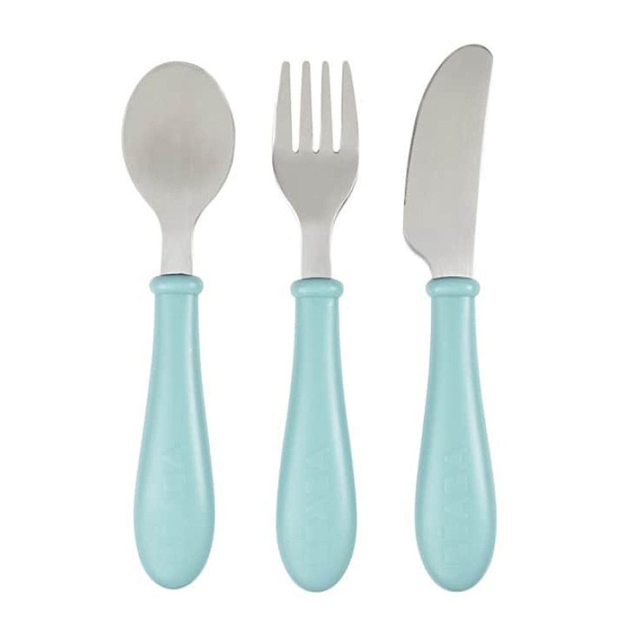 Feeding Snuggle Bugz | Stainless Steel Cutlery [Set Of 3] Rain