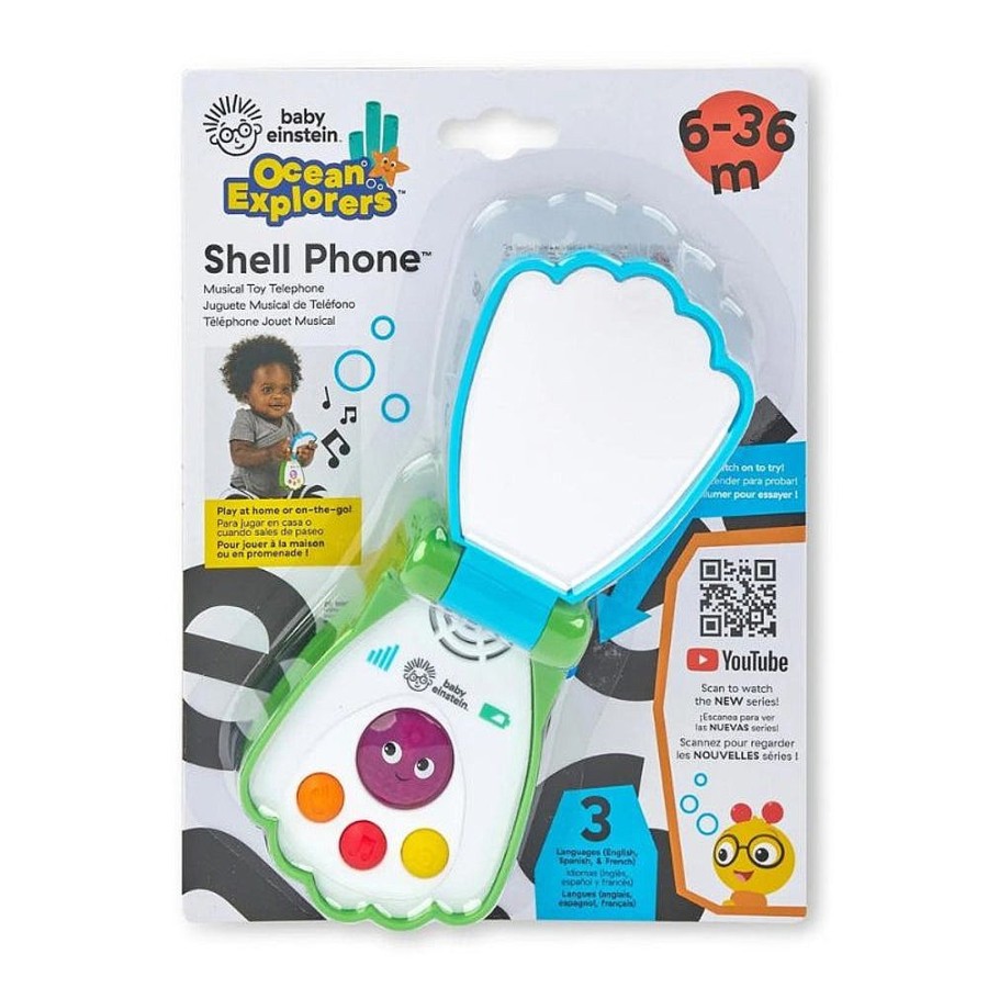 On-The-Go Snuggle Bugz | Shell Phone Musical Toy Telephone