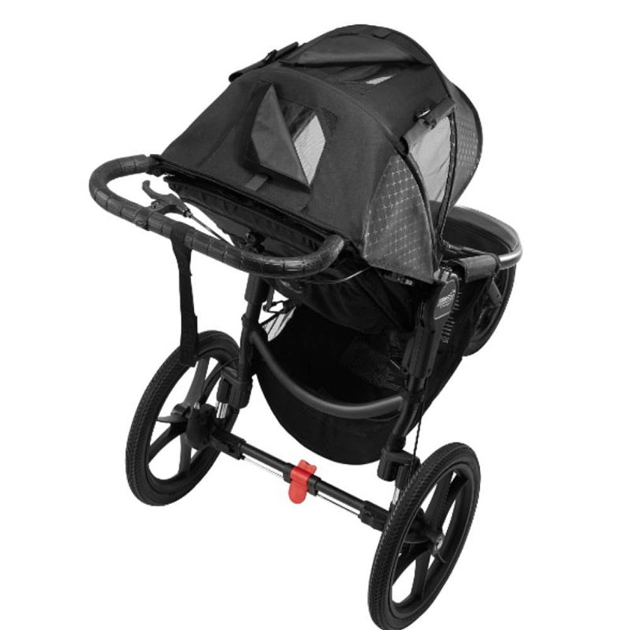 Strollers Snuggle Bugz All-Terrain Strollers | Summit X3 Jogging Stroller Midnight Black