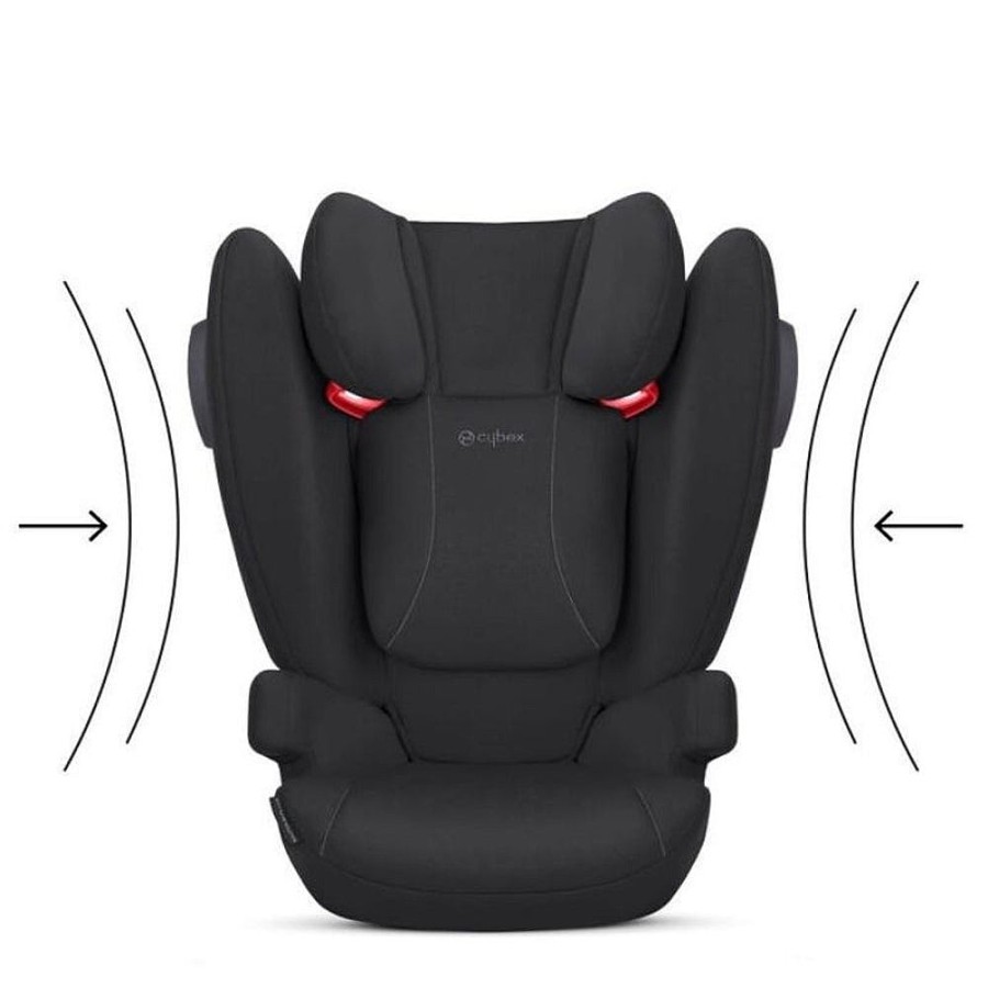 Car Seats Snuggle Bugz Booster Car Seats | Solution B2-Fix+Lux Booster Seat Volcanic Black